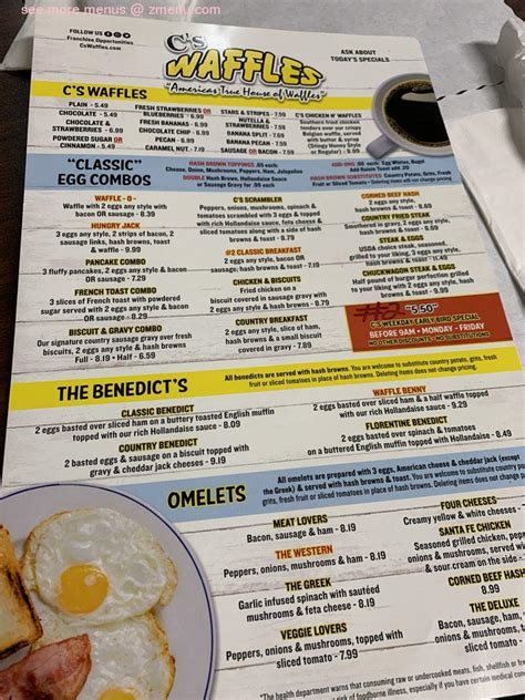 C's waffles - C's Waffles menu - New Smyrna Beach FL 32168 - (877) 585-1085. (386) 410-6301. We make ordering easy. Learn more. 1700 Florida 44, New Smyrna Beach, FL 32168. No …